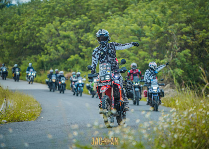 Tourig Honda Big Bike Jateng, Kenalkan Jajaran Motor Adventure Honda ke Konsumen Satu Hati