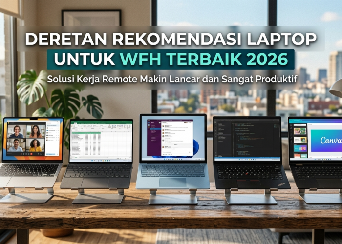 Rekomendasi Laptop untuk WFH Terbaik 2026, Kerja Remote Makin Lancar