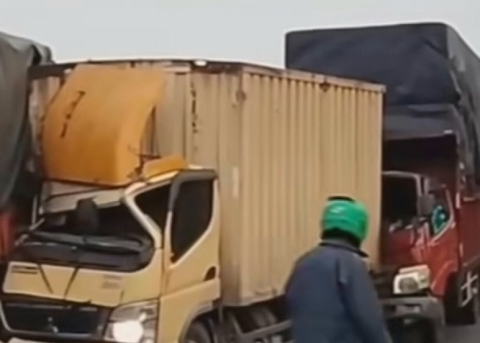 Tiga Truk Terlibat Kecelakaan di Pantura Pemalang