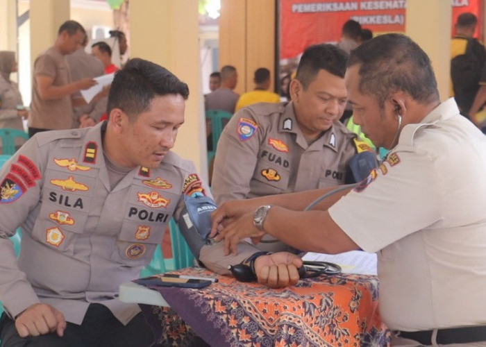 Gandeng RS Bhayangkara dan Laboratorium IBL, Polres Pemalang Gelar Pemeriksaan Kesehatan Personel