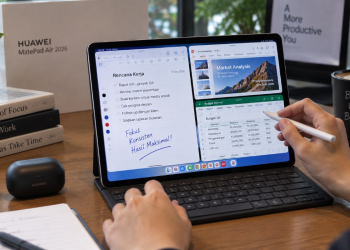 Huawei MatePad Air 2026 Punya Layar 3:2, Apa Keuntungannya untuk Kerja?