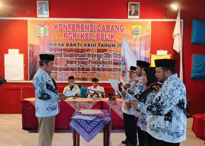 Terpilih Jadi Ketua PGRI Kecamatan Belik Pemalang, Taryono Janjikan Hal Ini