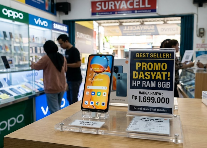 7 HP RAM 8GB Harga 1 Jutaan Terbaik 2026, Murah Tapi Tetap Ngebut