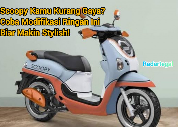 Scoopy Kamu Kurang Gaya? Coba Modifikasi Ringan Ini Biar Makin Stylish