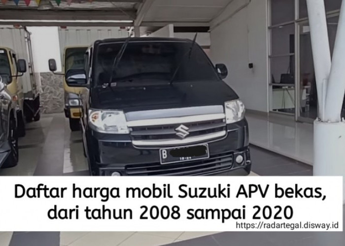  Update Daftar Harga Mobil Suzuki APV Bekas, dari Tahun 2008 sampai 2020