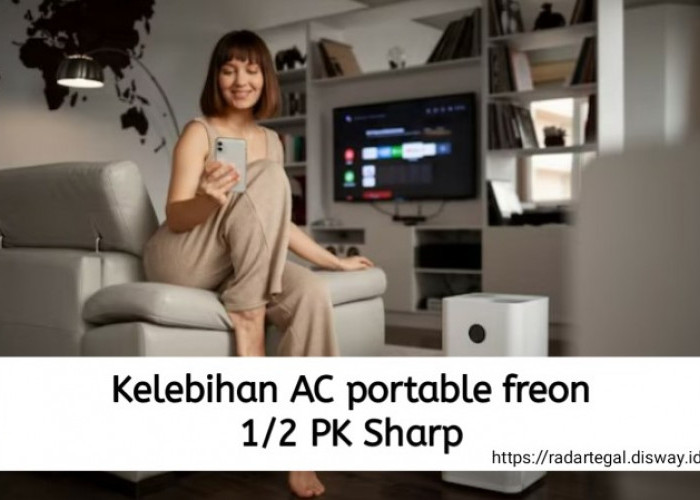 5 Kelebihan AC Portable Freon 1/2 PK Sharp, Diantaranya Hemat Energy dan Banyak Fitur-fitur Pintarnya