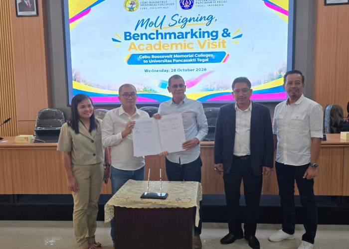 Perkuat Eksistensi Global, UPS Tegal Terima Kunjungan Benchmarking dari Perguruan Tinggi Luar Negeri