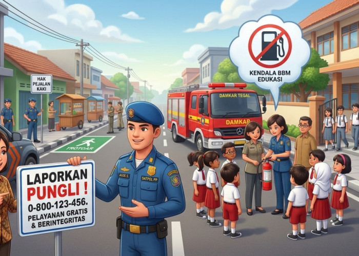 Satpol PP Kabupaten Tegal Buka Suara soal Pungli, Razia Pelajar hingga Terkendala Anggaran Damkar