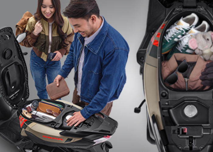 Kapasitas Bagasi Yamaha Gear Ultima 2026 Lega! Touring ke Guci Bawa Barang Banyak Muat!