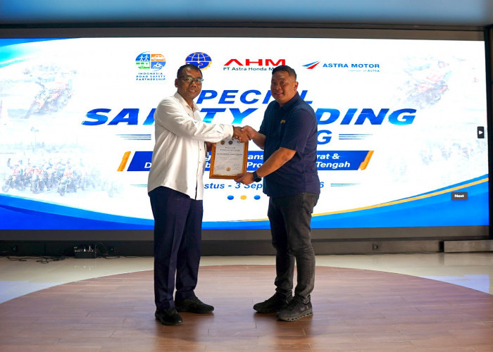 Astra Motor Jateng Gelar Safety Riding Training Bersama Dishub dan BPTD