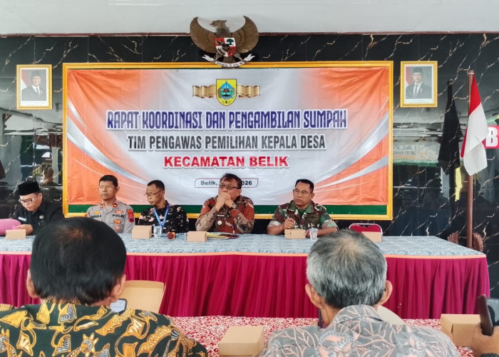 Panwas Pilkades Kecamatan Belik Resmi Dilantik, Siap Kawal Pilkades yang Jujur dan Demokratis