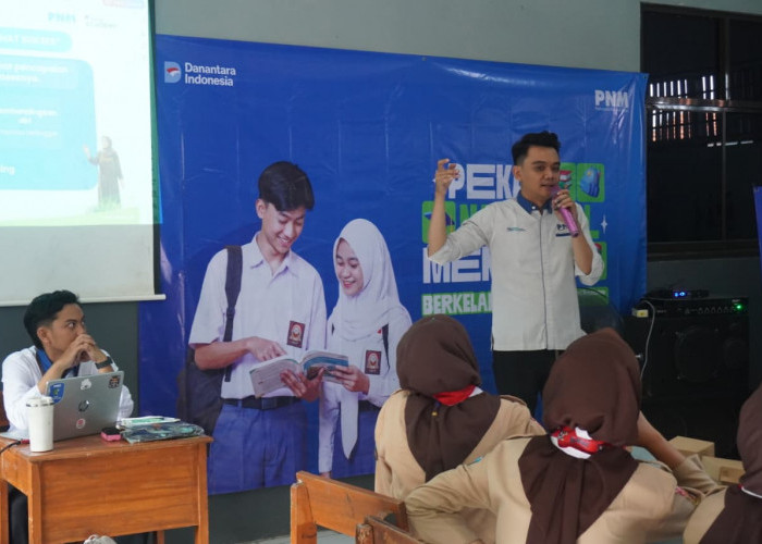 PNM Cabang Purwokerto Gelar Pekan Nasional Mengajar BERKELANA di SMK N 1 Tonjong Brebes