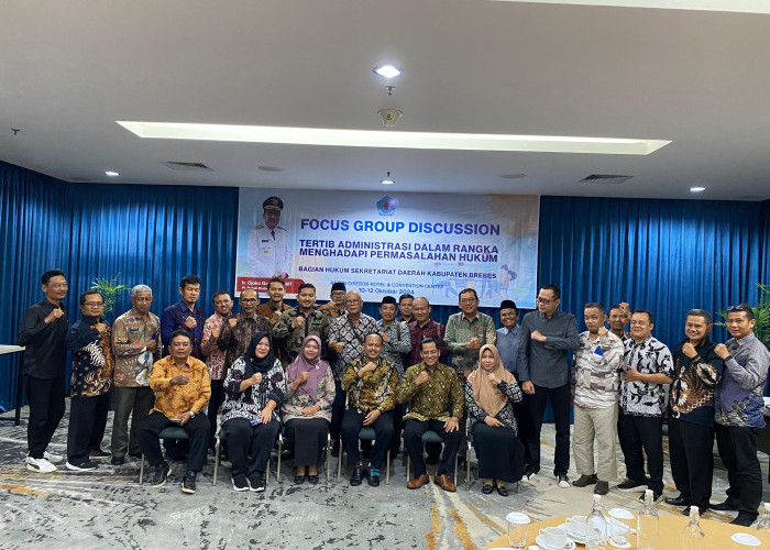 Tingkatkan Pengetahuan, Bagian Hukum Brebes FGD Tertib Administrasi