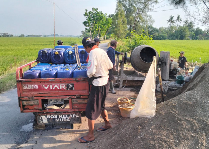 Beli Air Eceran, Proyek Pembangunan Irigasi Tersier Sidokare Pemalang Tetap Jalan