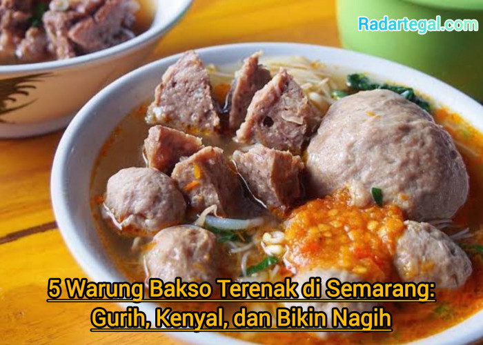 5 Warung Bakso Terenak di Semarang: Gurih, Kenyal, dan Bikin Nagih