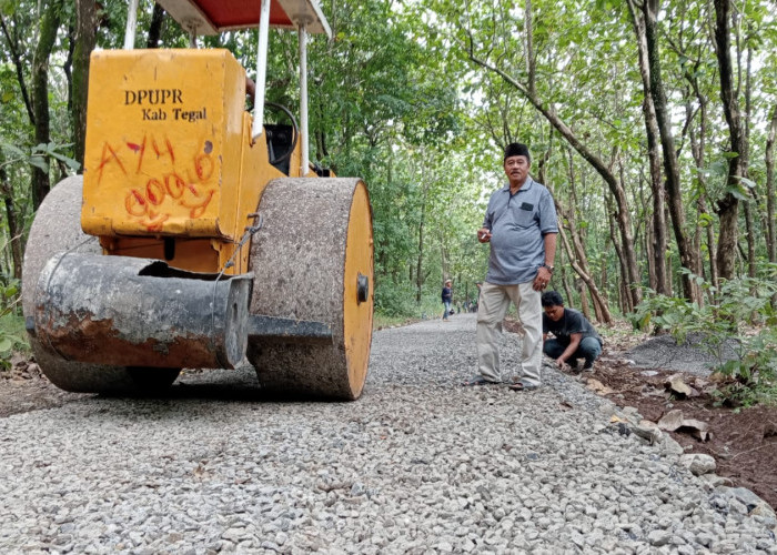 Warga Bungah, Akhirnya Jalan Pagerbarang-Rajegwesi Tegal Diperbaiki