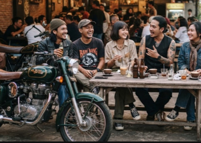 Gaya Skena Klasik Bikin Pede Nongkrong! Cek Pilihan Motor Retro Elegan untuk Kopdar Ini