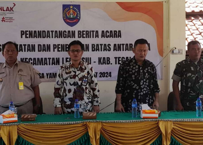 Gandeng BPN, Pemkab Tetapkan Batas Desa di Kabupaten Tegal