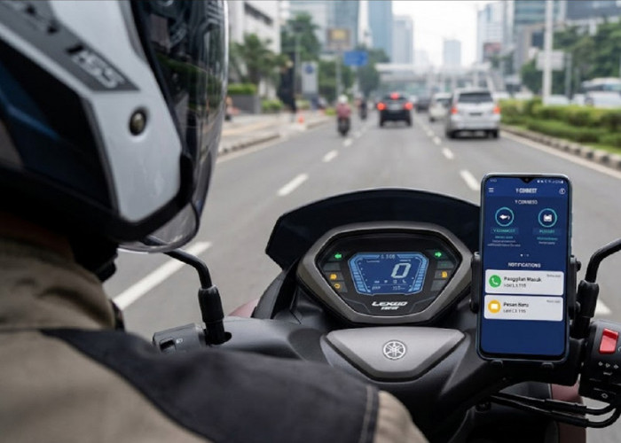 Fitur Y-Connect Yamaha Lexi LX 155 Bikin Motor Konek HP!