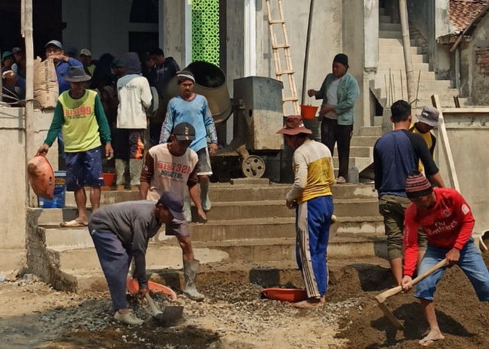 HEBAT! Warga Sambeng Pemalang Swadaya Bangun Masjid Senilai 2,8 Miliar