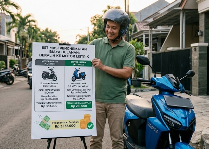 Estimasi Penghematan Uang Bensin Setelah Beralih ke Motor Listrik, Bisa Hemat Jutaan Rupiah per Tahun