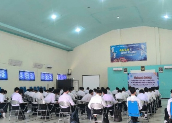 Puluhan Siswa SMK Satya Praja 2 Petarukan Pemalang Ikut Seleksi Kerja di Perusahaan Otomotif Nasional