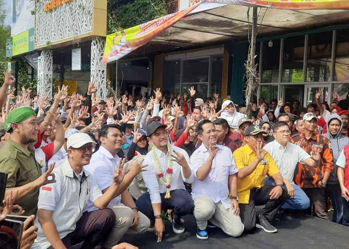 Kaesang Pangarep di Tegal, Minta Warga Pilih Faruq-Ashim pada Pilkada 2024