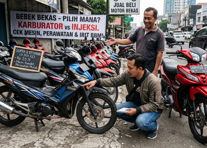 Karburator vs Injeksi pada Motor Bebek Bekas, Mana yang Minim Risiko Bikin Kantong Jebol?