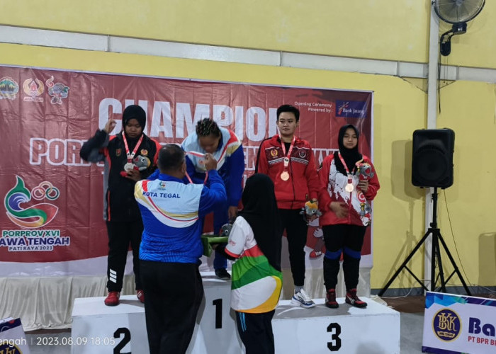 Atlet Gulat Kota Tegal Emas dan Perunggu di Porprov Jateng 2023