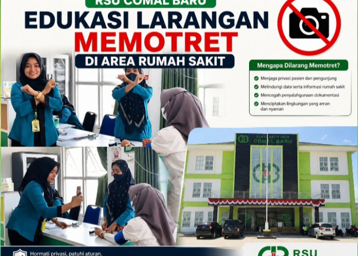 RSU Comal Baru Pemalang Edukasi Larangan Memotret di Area Rumah Sakit, Lindungi Privasi Pasien