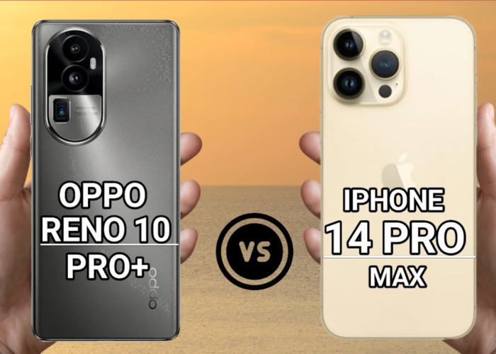 Duel Sengit OPPO Reno10 Pro+ 5G vs IPhone 14 Pro Max, Mana yang Lebih Unggul?