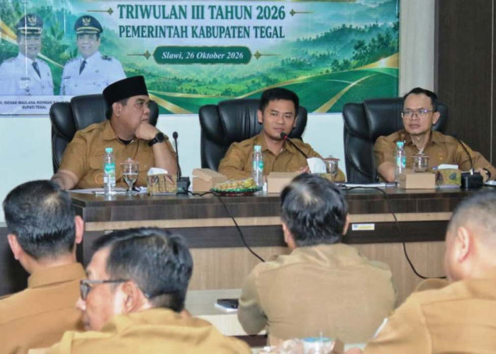 Penyerapan APBD Kabupaten Tegal Baru 61 Persen, Bupati Serukan Percepatan