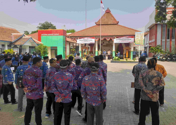 Kecamatan Taman Gelar Upacara Hari Kesaktian Pancasila, Sekaligus Apel Netralitas Pilkades 2026