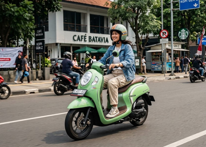 Honda Scoopy Estetik Gen Z, Warna Baru yang Bikin Tampilan Makin Fresh