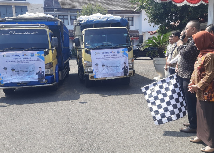 Pemkot Salurkan 872,55 Ton Beras Bantuan Pangan di Tegal, 29.085 Keluarga Terima Masing-Masing 30 Kg