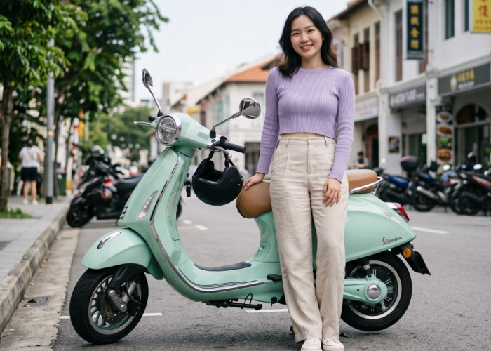 Pilihan Motor Listrik Pabrikan China Style Vespa Matic: Tampil Classy, Murah & Bebas BBM!