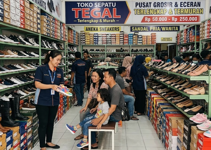 10 Toko Sepatu di Tegal Terlengkap dan Murah, Koleksi Original hingga Harga Pelajar