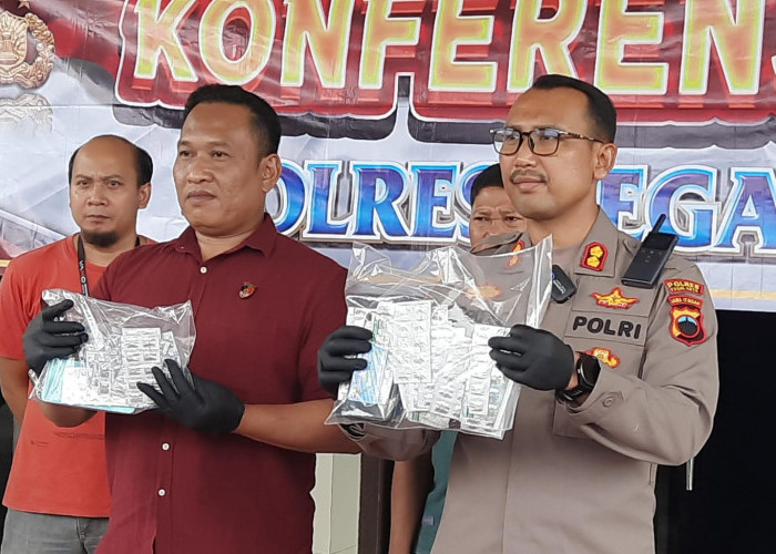 Enam Tersangka Pengedar Narkoba dan Obat-obatan Berbahaya di Tegal Diamankan Polisi