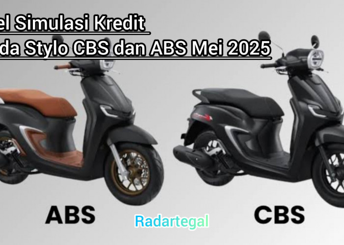 Gaji UMR Bisa Kredit Honda Stylo 160! Tabel Cicilan Terbaru per Mei 2025 Ini Bikin Ngiler Lurr