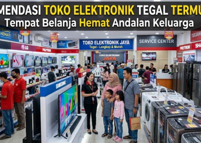Rekomendasi Toko Elektronik Tegal Termurah, Tempat Belanja Hemat Andalan Keluarga