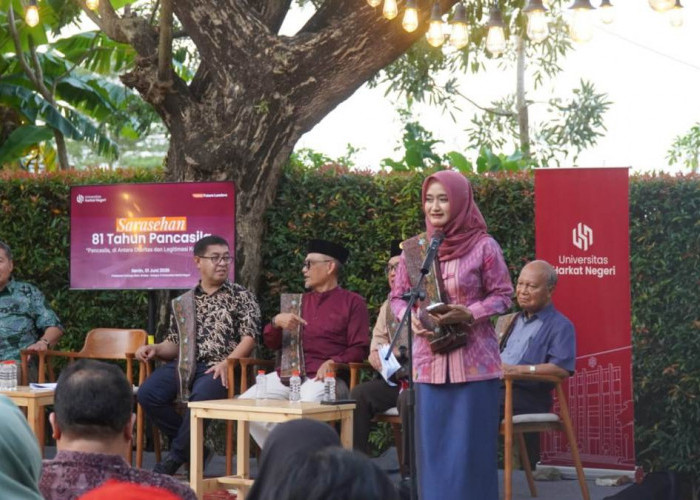 Sarasehan 81 Tahun Pancasila Universitas Harkat Negeri, Wawalkot Refleksikan Pancasila Dalam Prespektif Pemeri