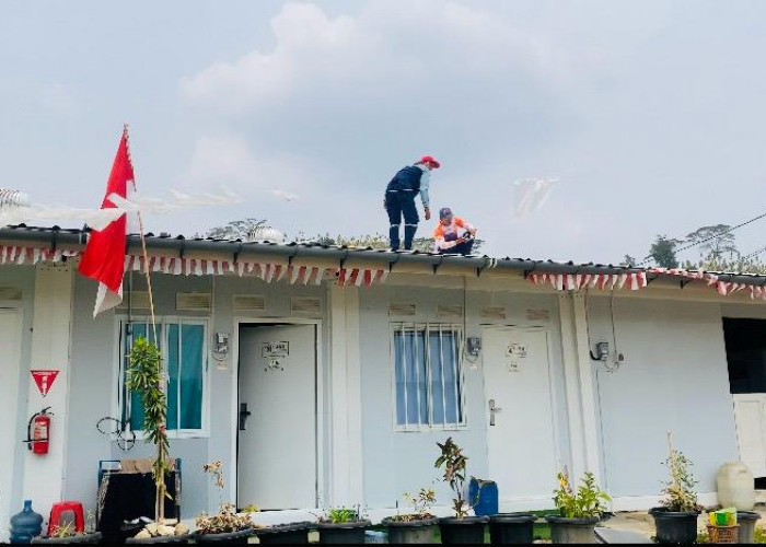 Atap Huntara Korban Tanah Gerak Padasari Tegal Rusak Diterjang Puting Beliung, 11 Keluarga Terdampak