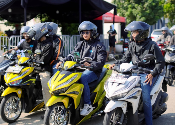 Kompak! 330 Bikers Vario Solo Mengikuti Sunmori & Vario Night Ride
