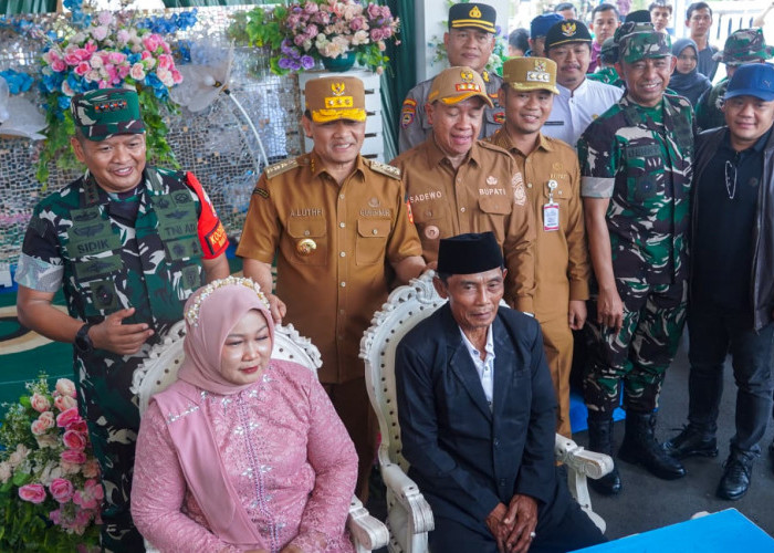 Hadiri Bakti TNI AD 2026 di Banyumas, Bupati Tegal Ischak Maulana Rohman Puji Sinergi Lintas Sektor