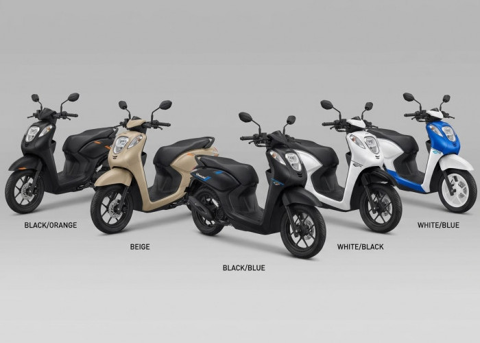 New Honda Genio Tampil Makin Retro, Cek Pilihan Warna Baru dan Harga OTR Jawa Tengah