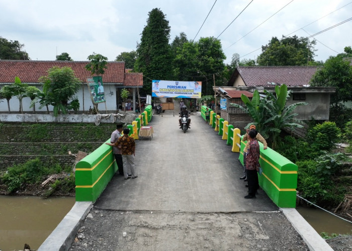 Jembatan Kali Sibiyuk Kabupaten Tegal Ambruk Tahun 2023, Anggaran Perbaikan Rp1 Miliar 