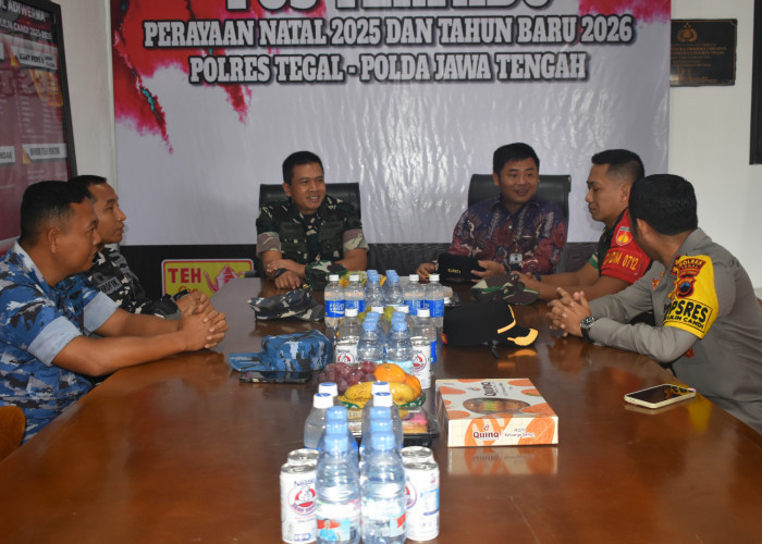 Danrem Turun Gunung Cek Pospam Nataru di Exit Tol Adiwerna Tegal