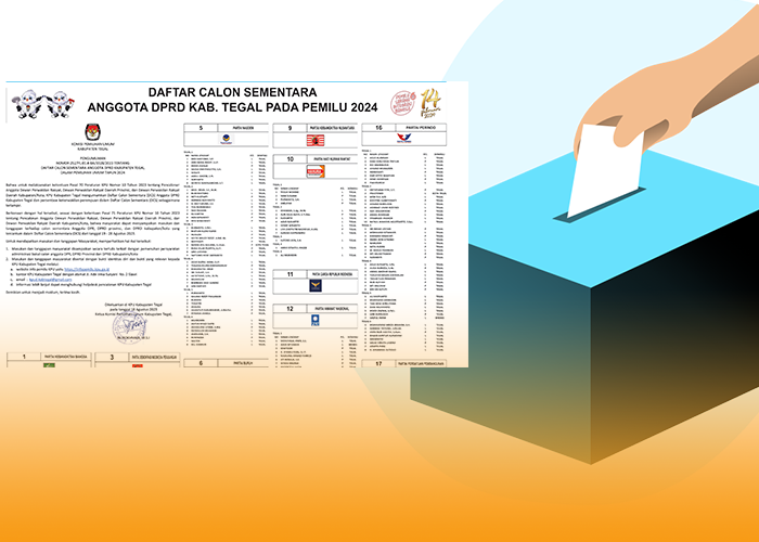 Ini Dia Daftar Calon Sementara Anggota DPRD Kabupaten Tegal dalam Pemilu 2024