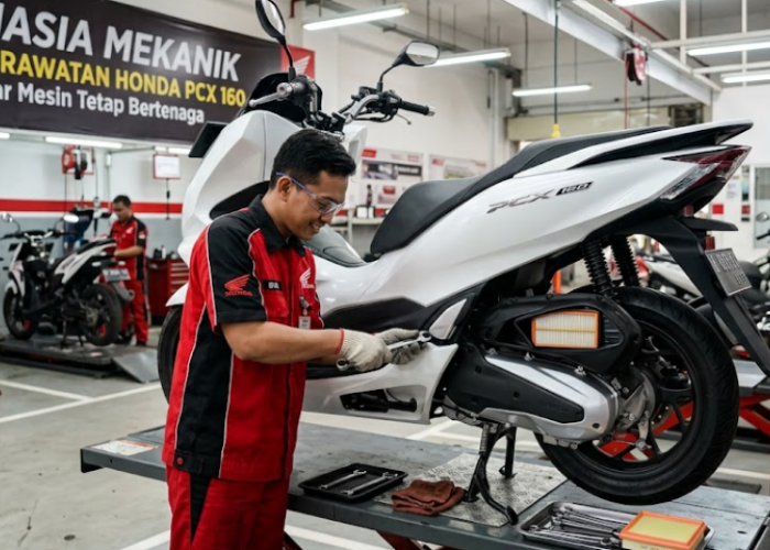 Rahasia Mekanik, Trik Perawatan Honda PCX 160 agar Mesin Tetap Bertenaga