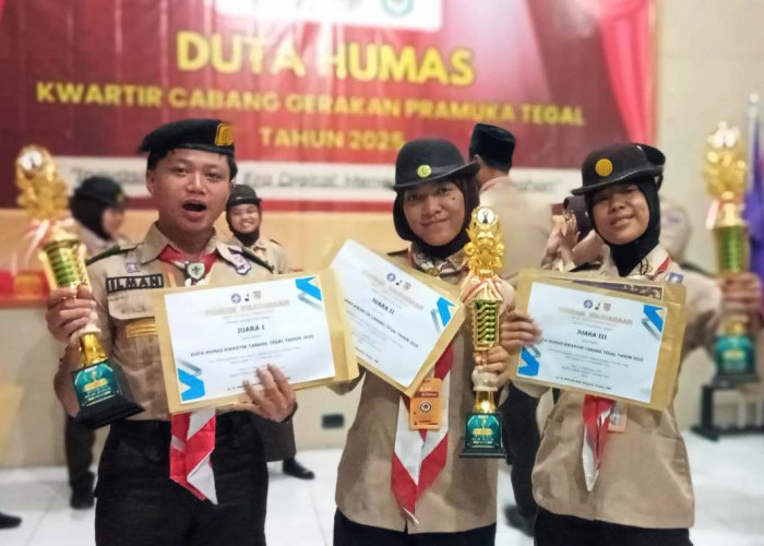 Juara Duta Humas Pramuka Kabupaten Tegal 2025, Garda Terdepan Membangun Kepercayaan Publik